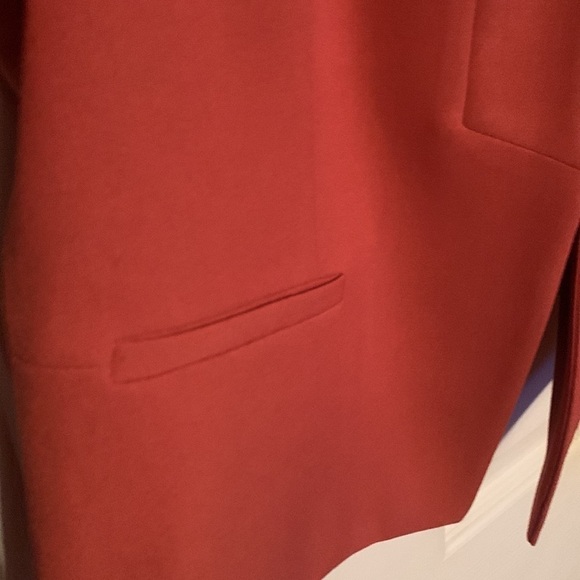 Nine West Orange Suit Jacket Size 8 - Picture 3 of 7